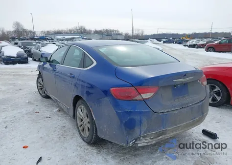 2015 Chrysler 200 Limited z USA, uszkodzony, nr VIN 1C3CCCAB2FN657176